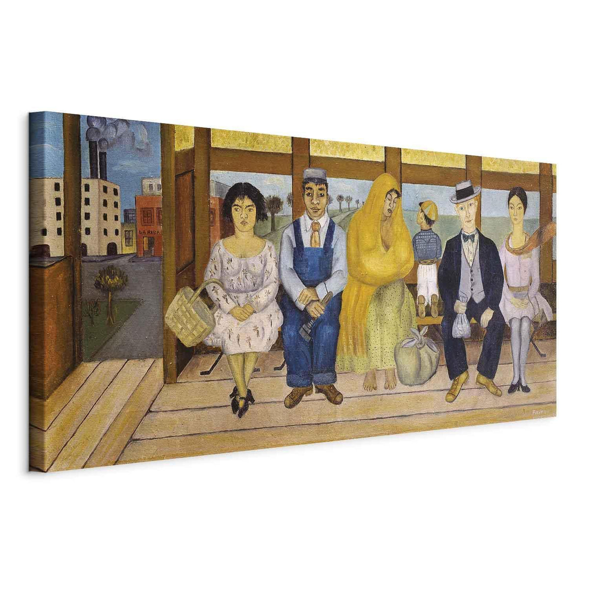 Leinwandbild - Frida Kahlo – The Bus