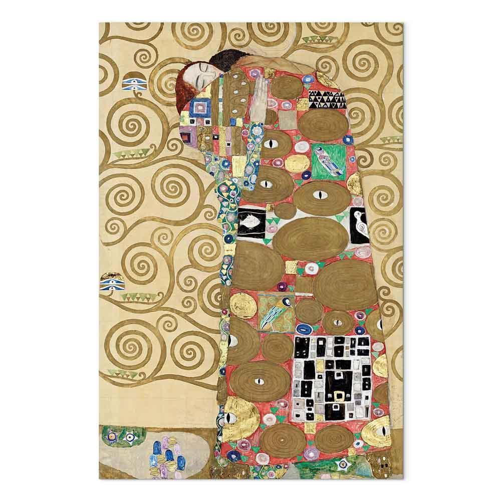 Leinwandbild - Gustav Klimt – The Fulfillment