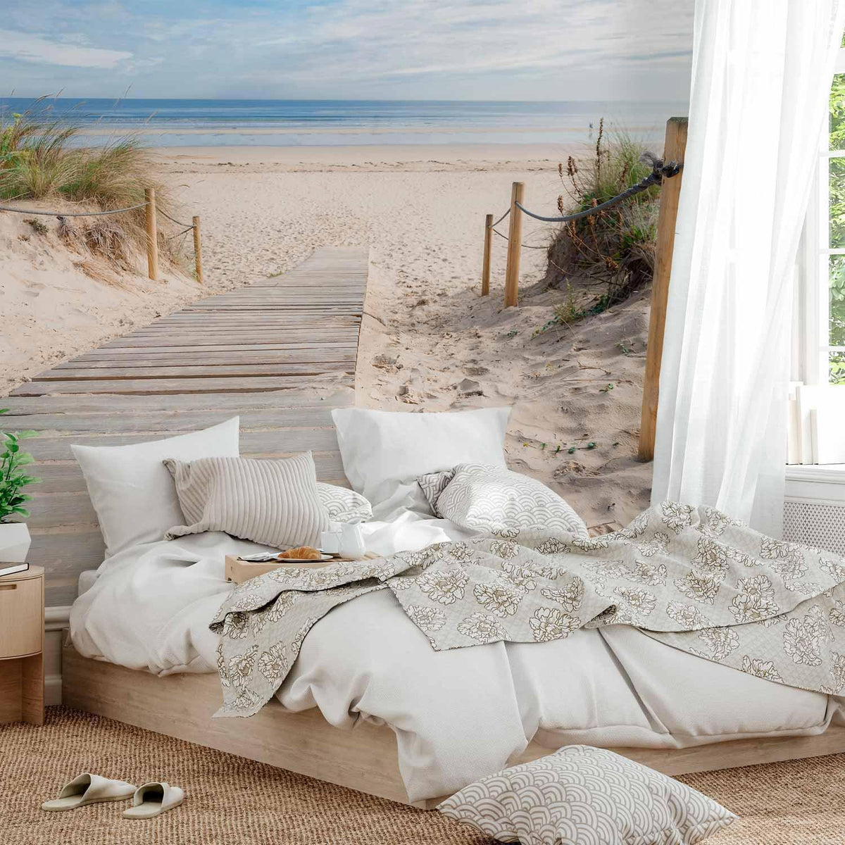 Fototapete Am Strand – Traumhafte Küstenlandschaft