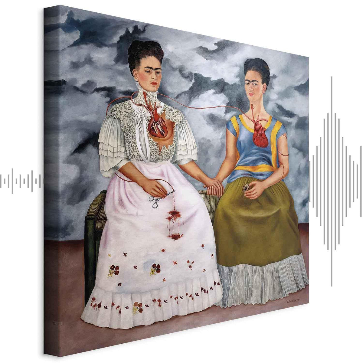 Leinwandbild - Frida Kahlo – The Two Fridas