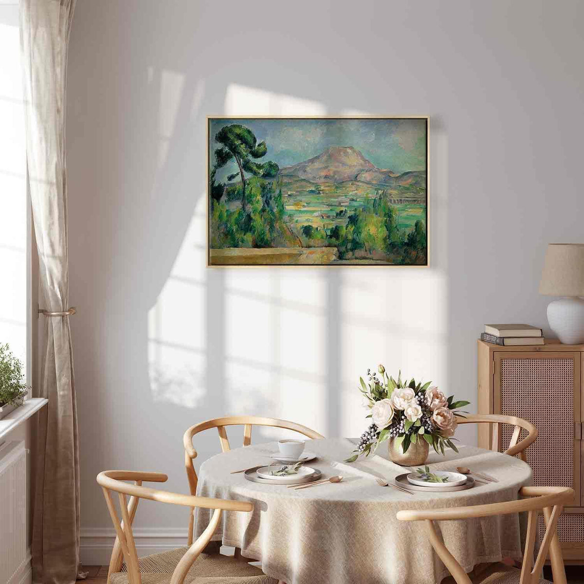 Leinwandbild - Paul Cézanne – Mount Saint Victoria
