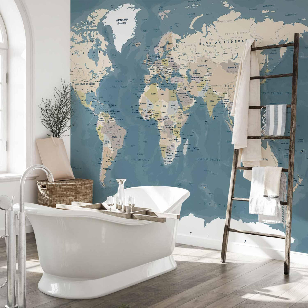 Fototapete - Vintage World Map