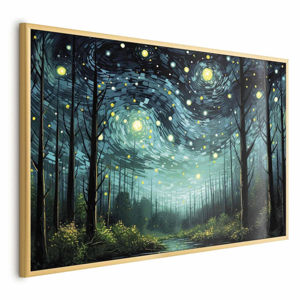 Poster - Starry night - a contemporary version of Van Gogh's night sky
