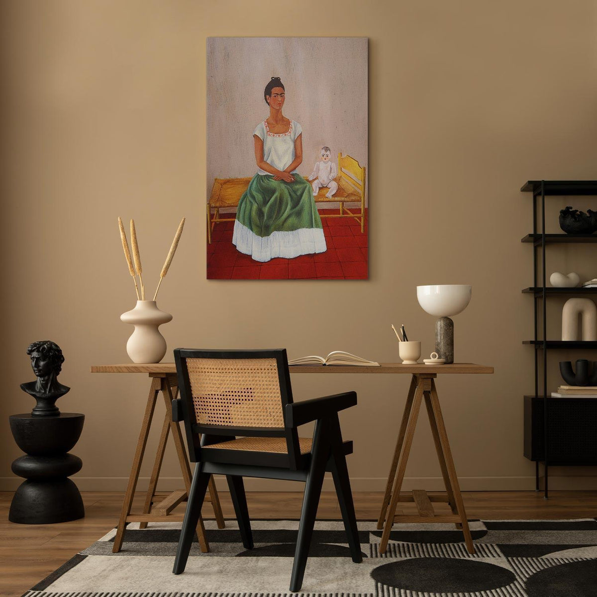 Leinwandbild - Frida Kahlo – Me and My Doll