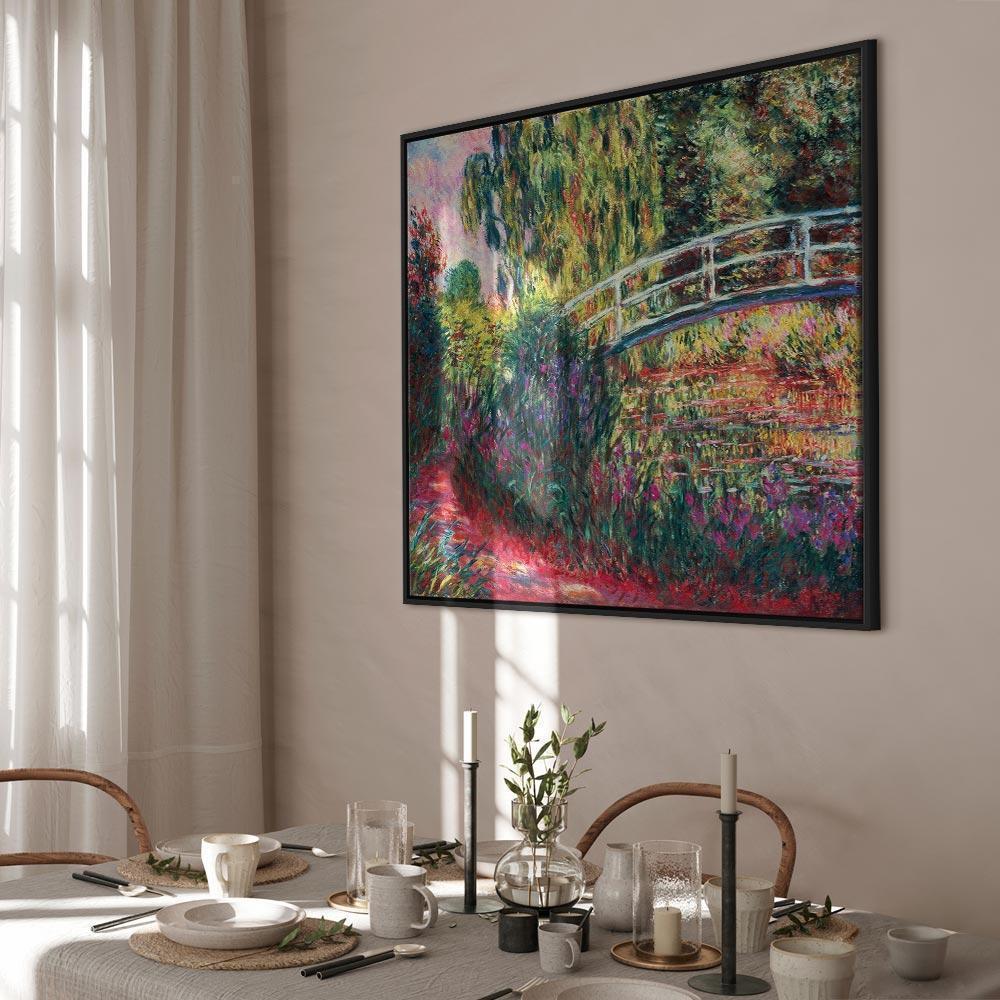Leinwandbild - Claude Monet – The Japanese Footbridge