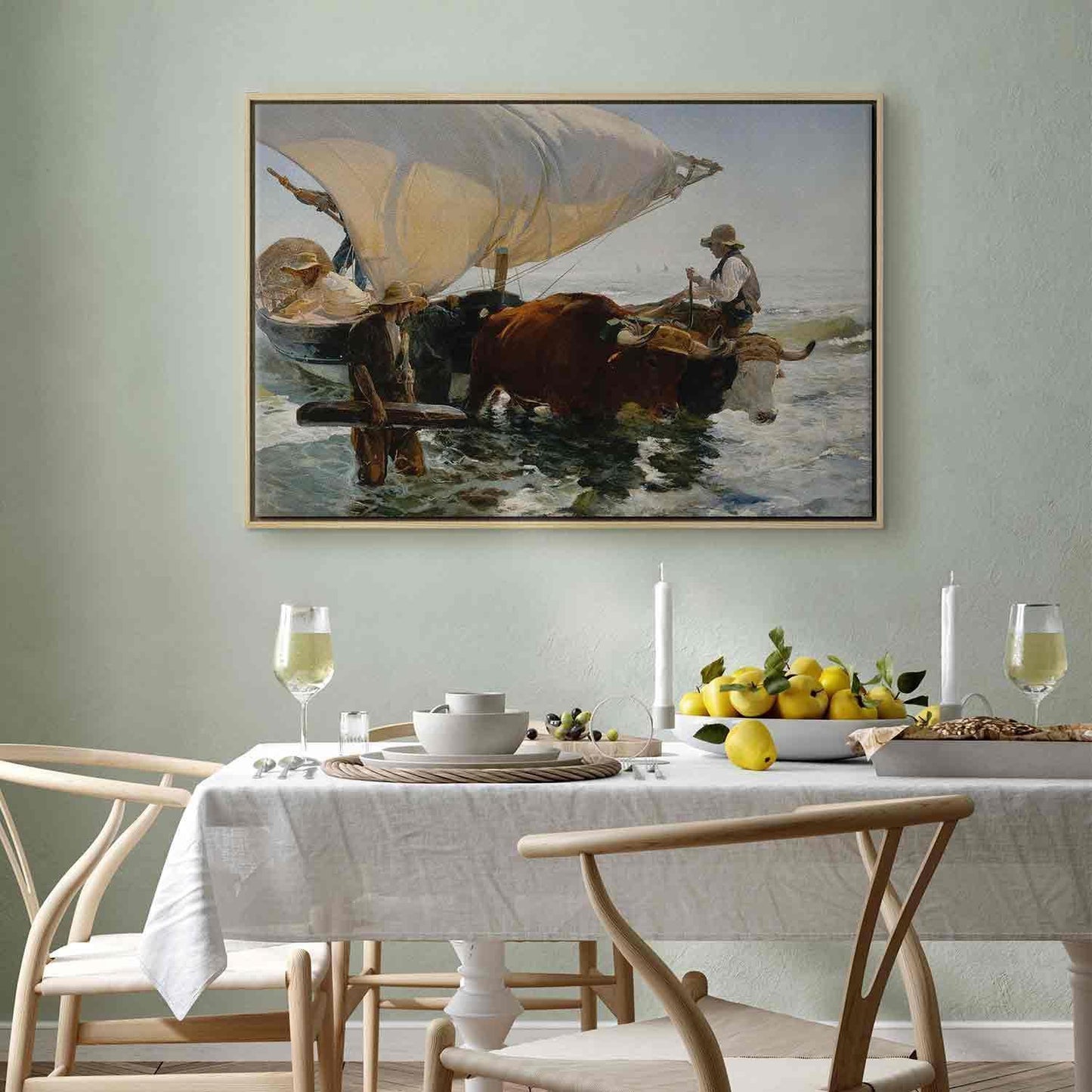Leinwandbild - The Return from Fishing (Joaquín Sorolla y Bastida) Artgeist
