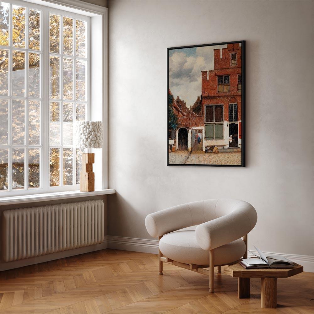 Leinwandbild - Jan Vermeer – The Little Street