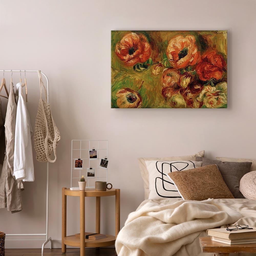 Leinwandbild - Pierre-Auguste Renoir – Les Anémones