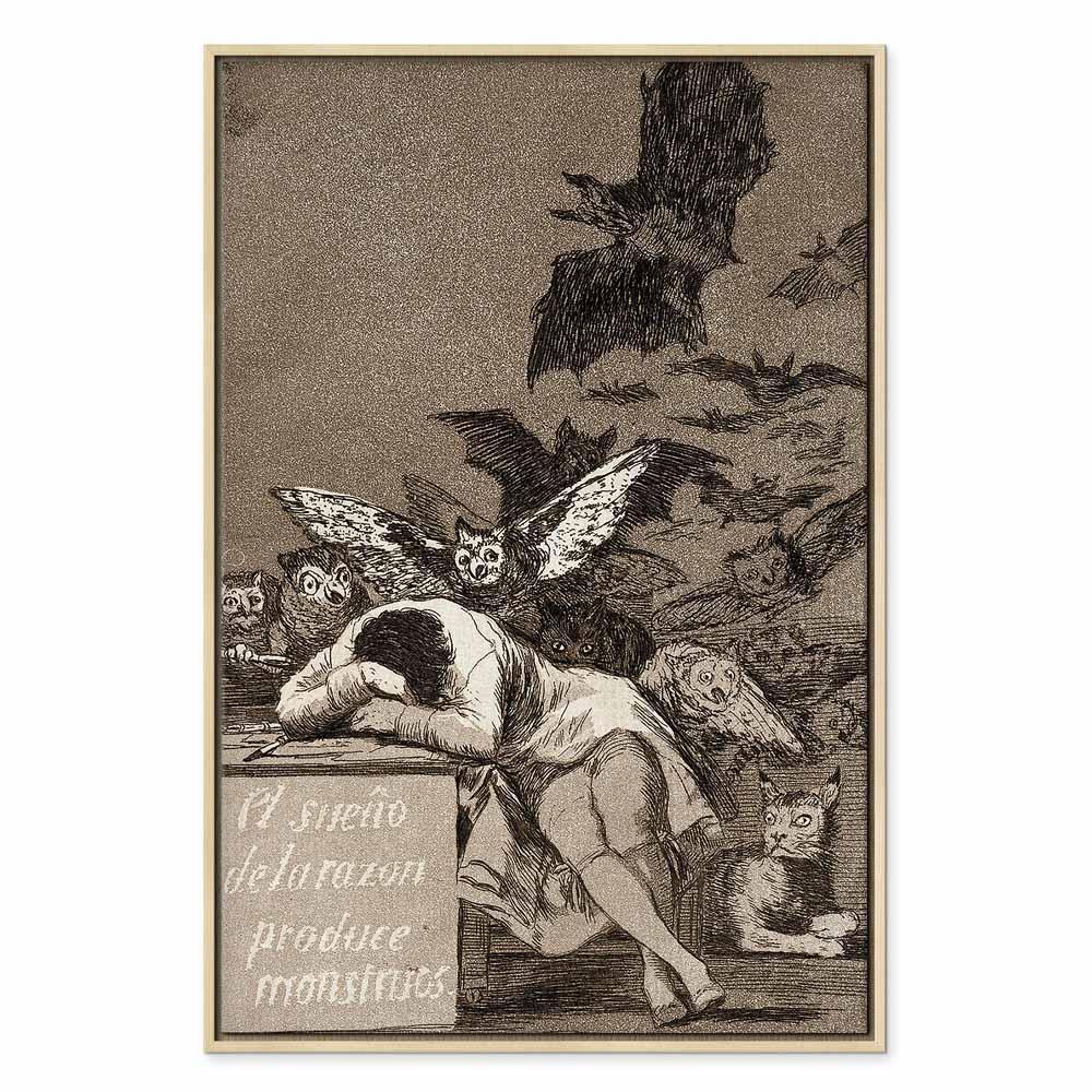 Leinwandbild - Francisco Goya – The Sleep of Reason Produces Monsters