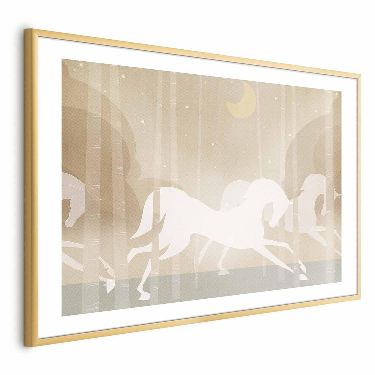 Poster - Galloping Horses