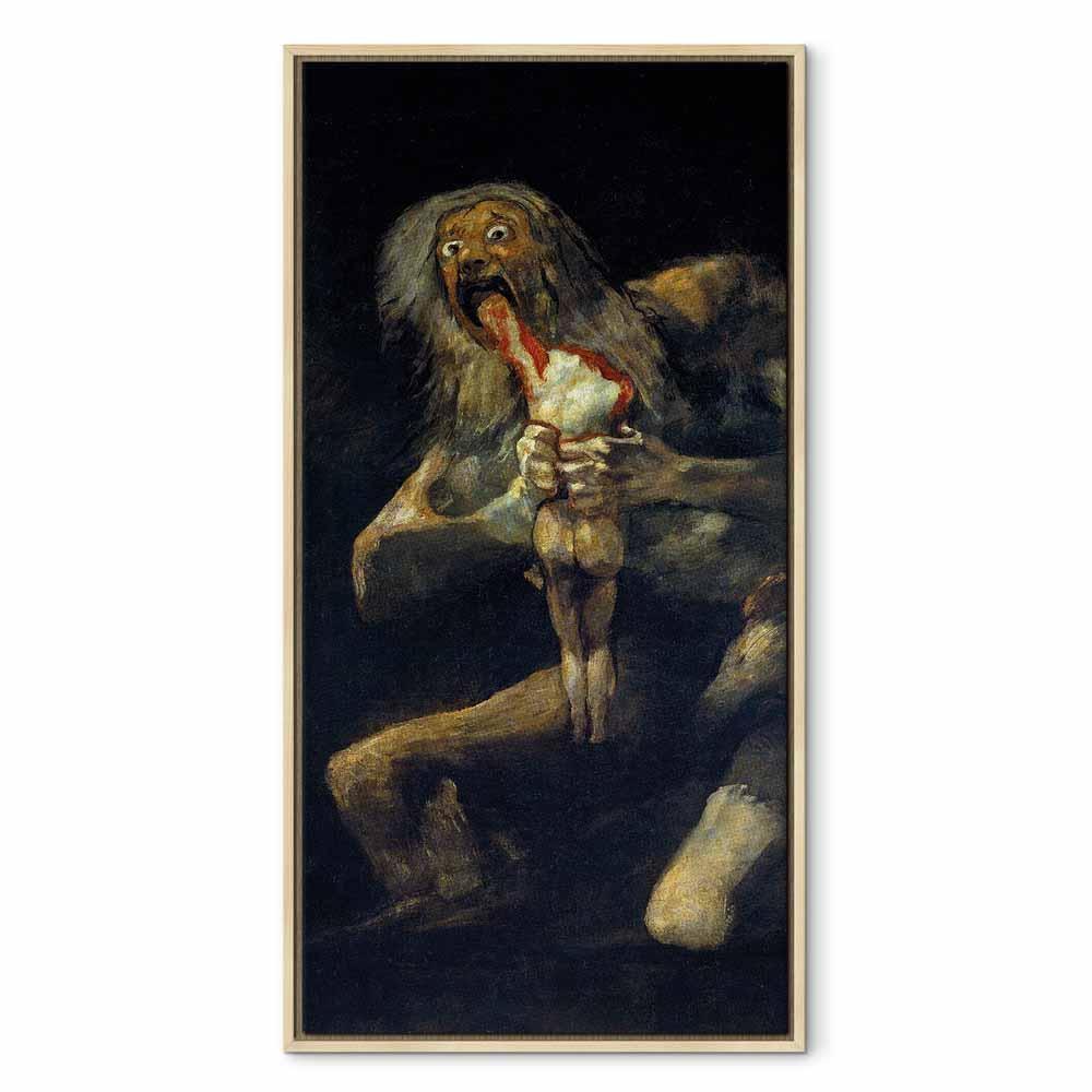Leinwandbild - Francisco Goya – Saturn Devouring His Son