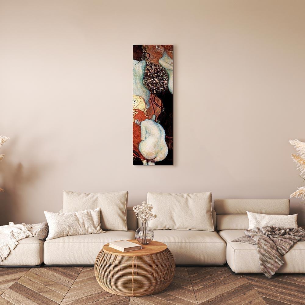 Leinwandbild - Gustav Klimt – Goldfish