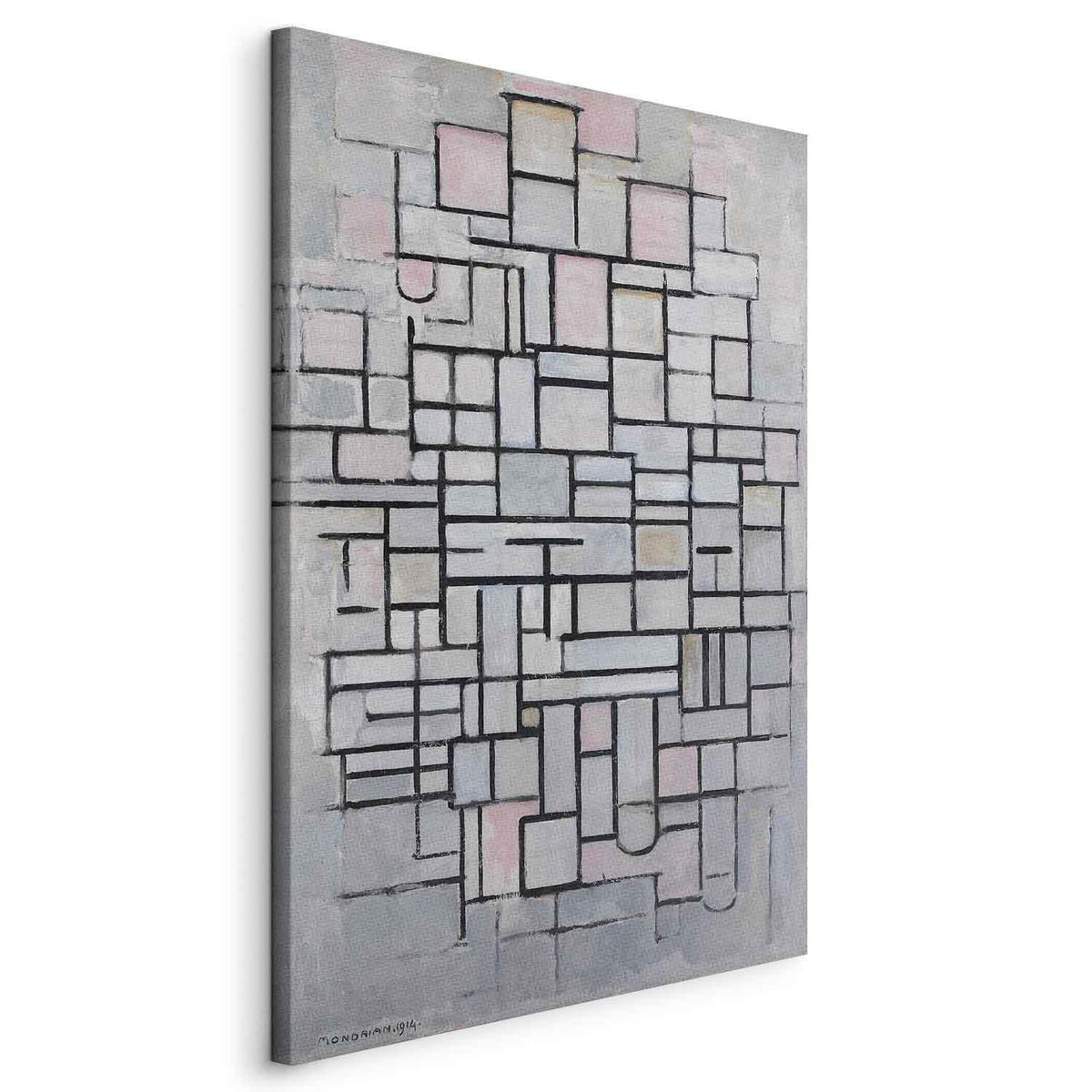 Leinwandbild - Piet Mondrian – Composition No IV