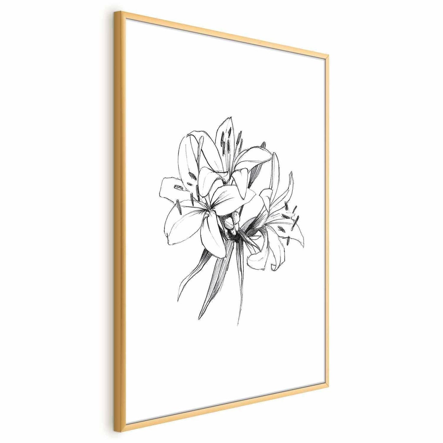 Poster - Drawn Flowers Artgeist