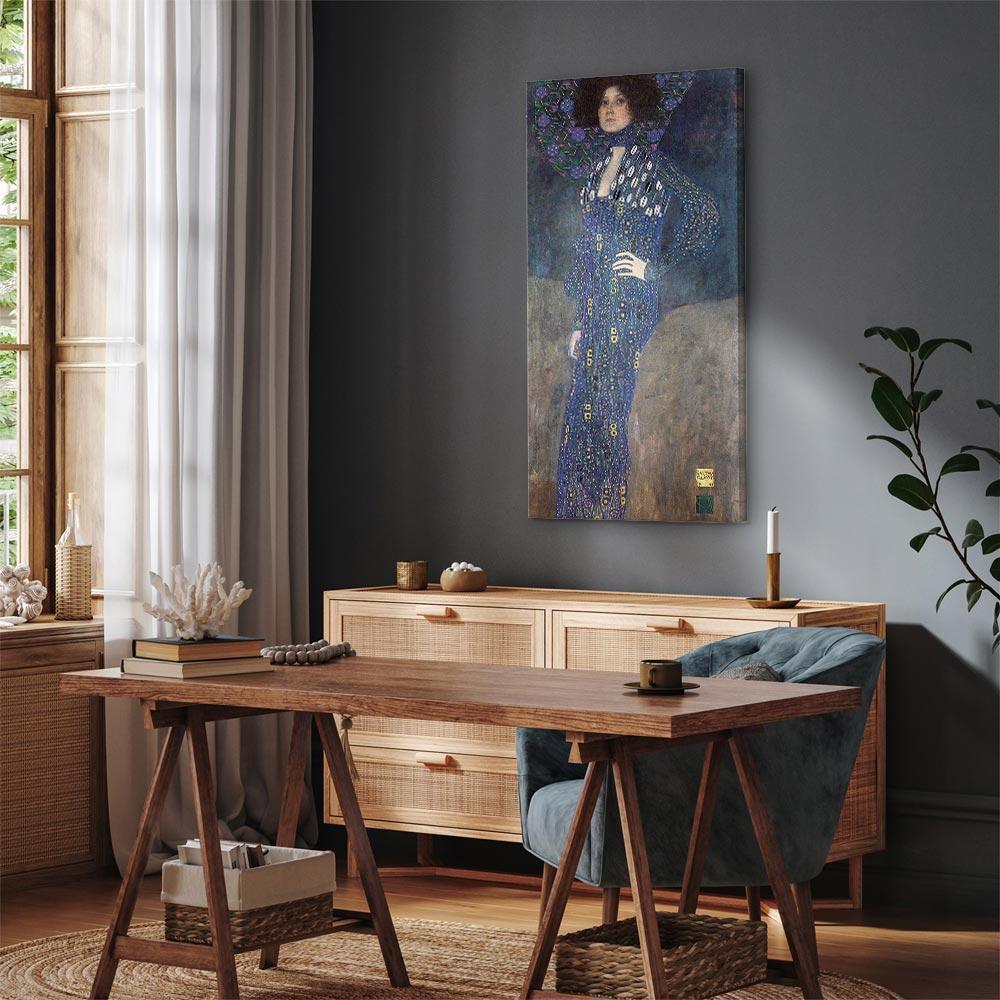 Leinwandbild - Gustav Klimt – Emilie Flöge