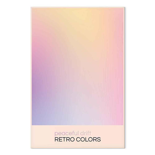 Leinwandbild - Peaceful Drift - Delicate Pastel Shades Creating a Harmonious Whole