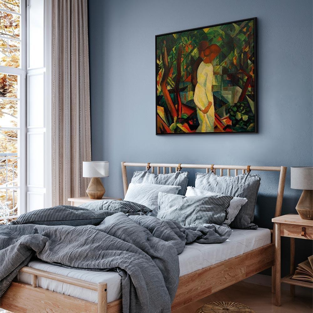 Leinwandbild - August Macke – Paar im Wald
