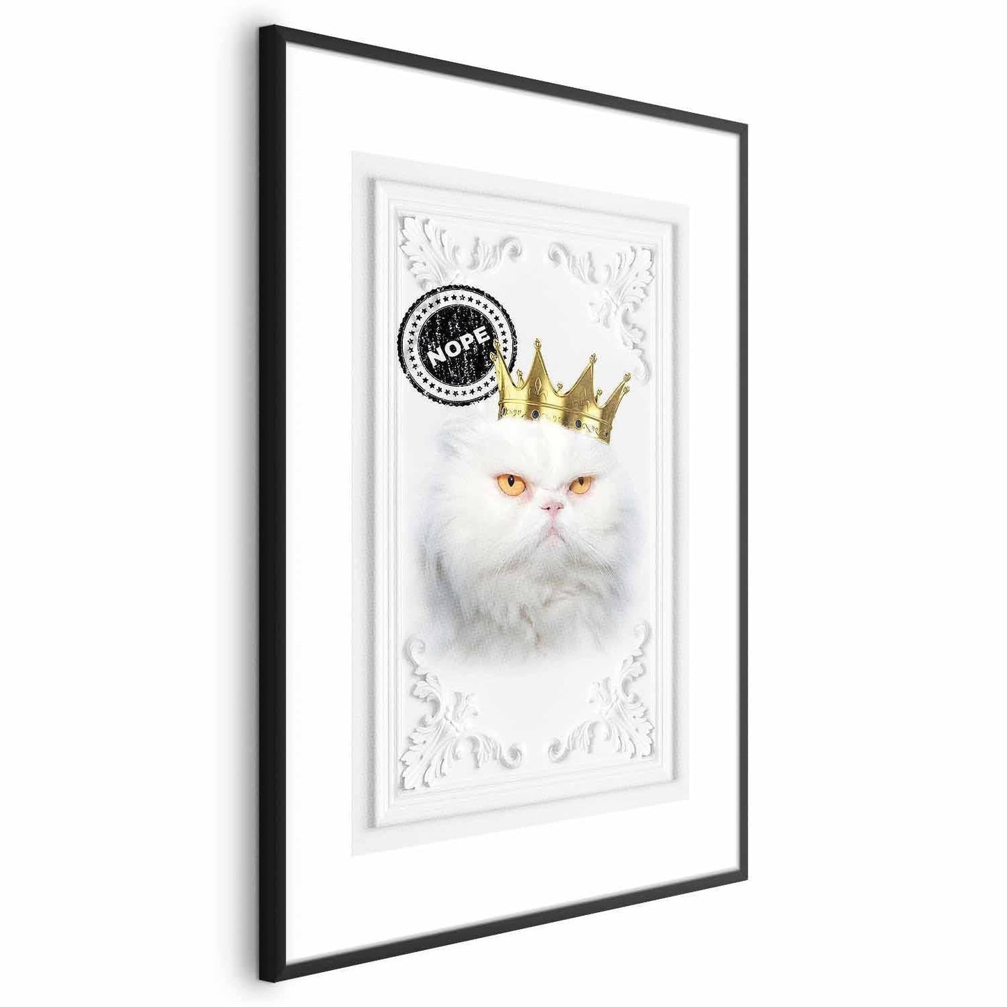Poster - Cat King Artgeist
