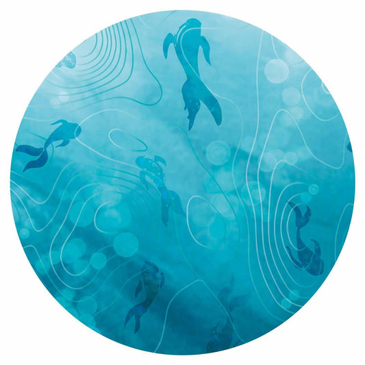 Runde Fototapete - Japanese pond