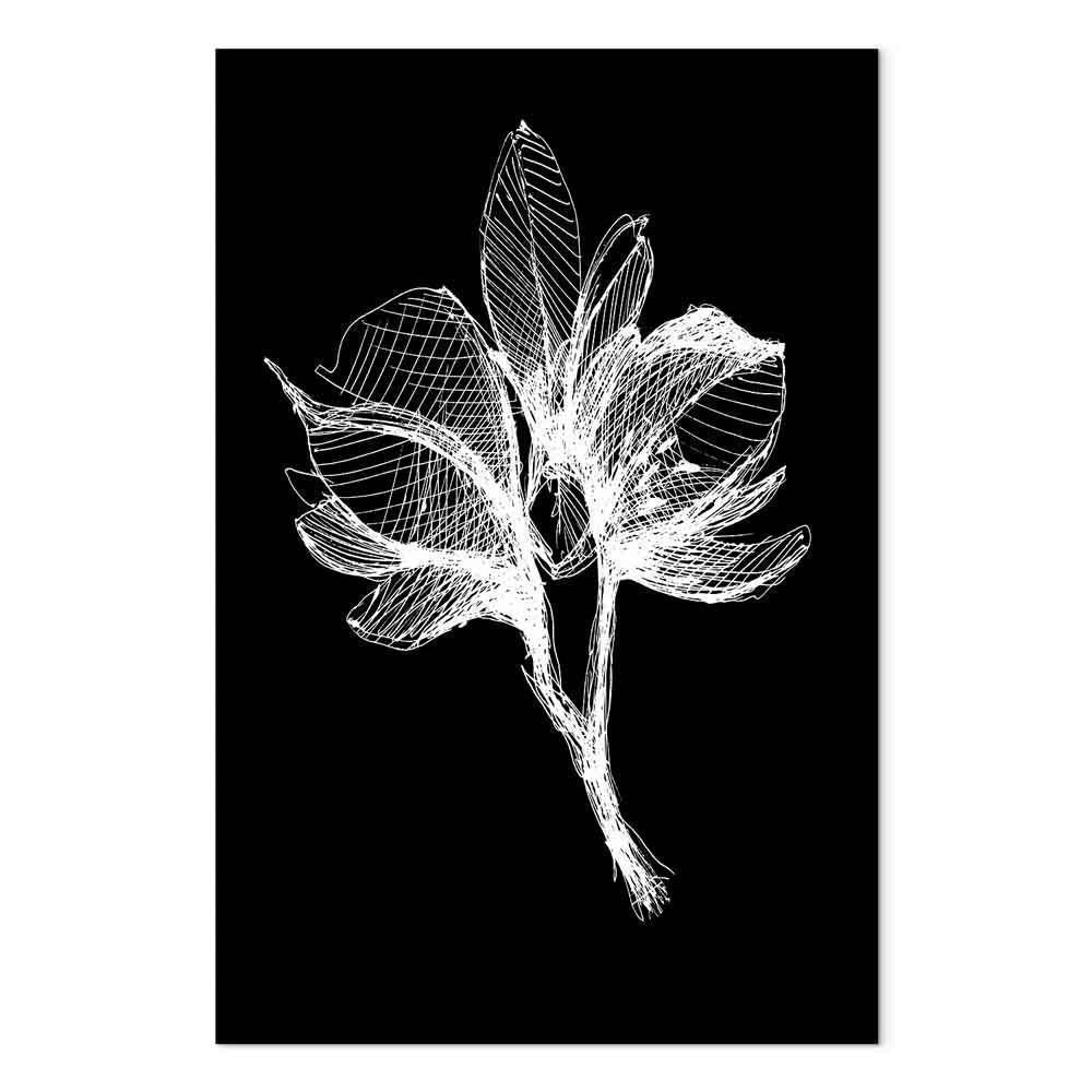 Leinwandbild - Night Flower (1 Part) Vertical