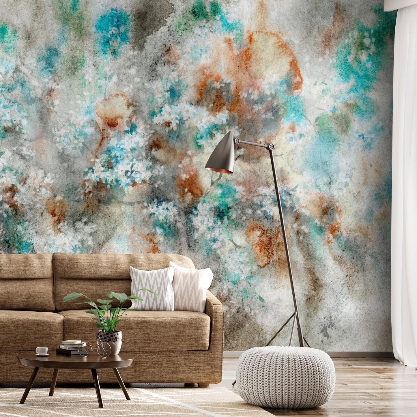 Fototapete - Watercolor Nebula Artgeist