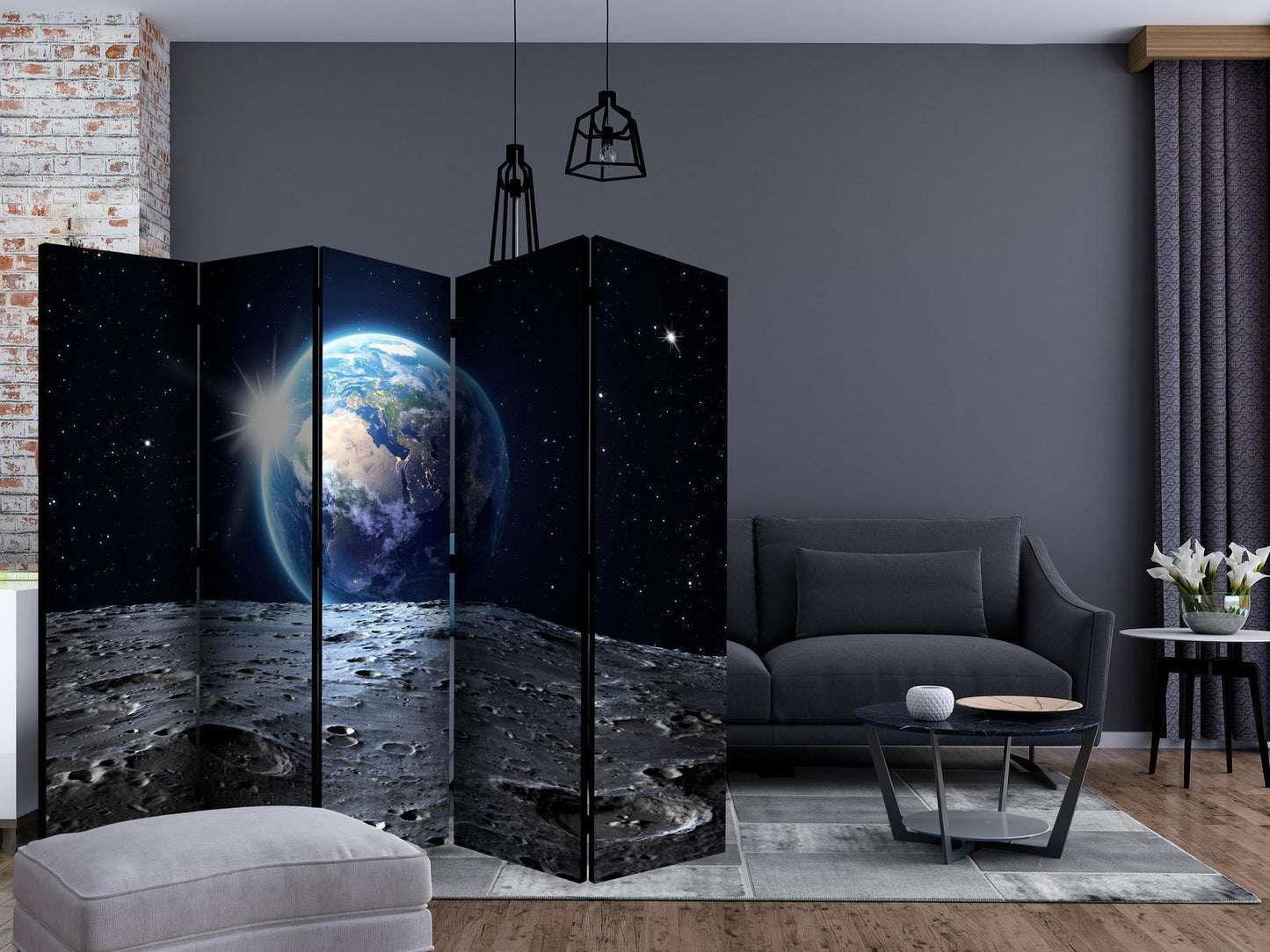 Paravent - View of the Blue Planet II Artgeist