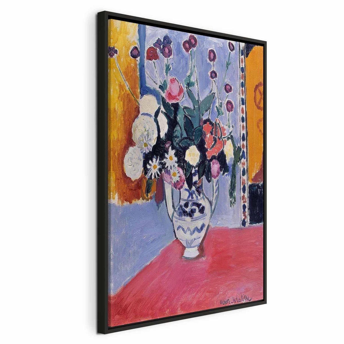 Leinwandbild - Henri Matisse – Bouquet in a Two-Handled Vase