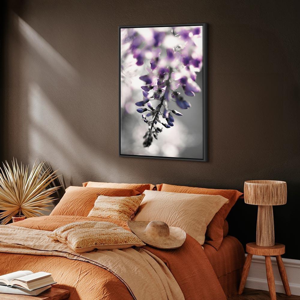 Leinwandbild - Violet Ringtones (1 Part) Vertical
