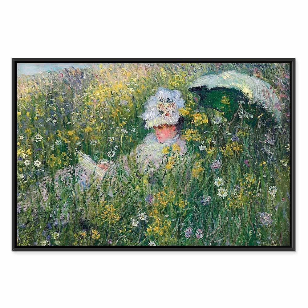 Leinwandbild - Claude Monet – In the Meadow