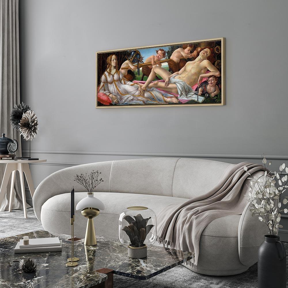 Leinwandbild - Sandro Botticelli – Venus and Mars