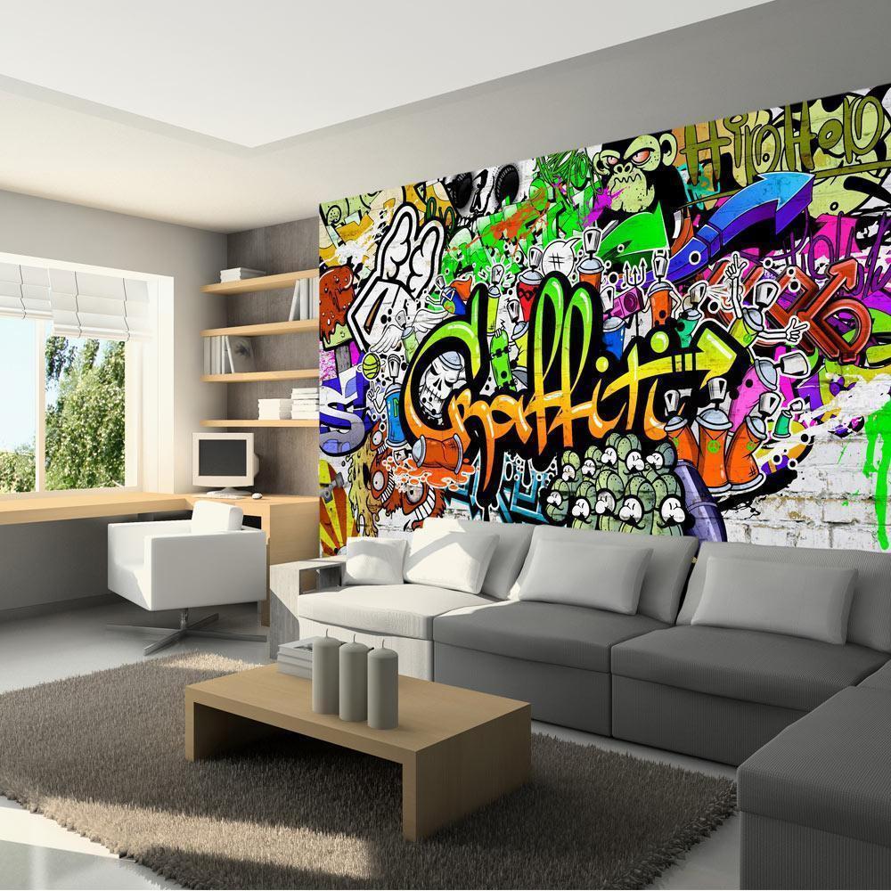 Fototapete - Graffiti on the Wall Artgeist