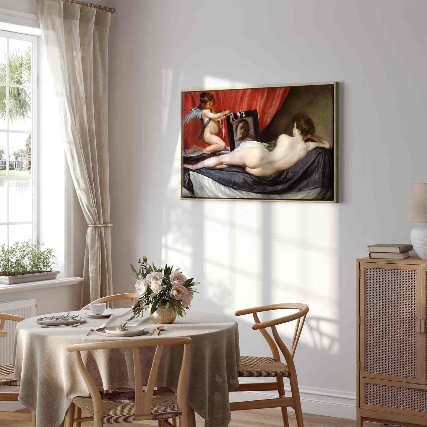 Leinwandbild - The Rokeby Venus (Diego Velázquez) Artgeist