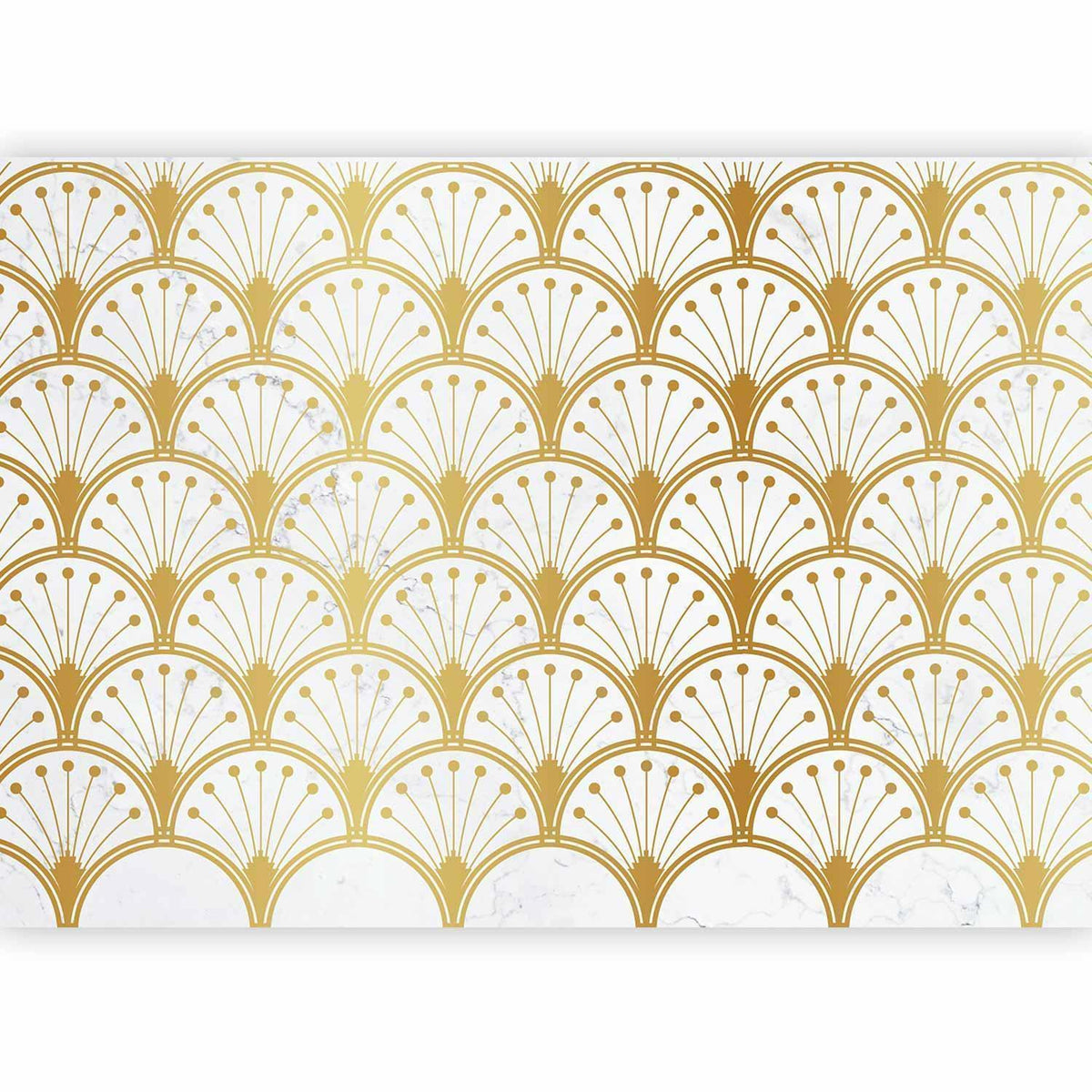 Fototapete - Gold and Marble Art Deco-inspired Pattern