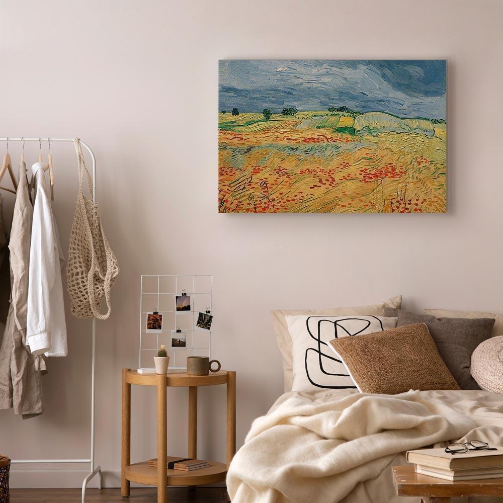 Leinwandbild - Vincent van Gogh – Fields with Poppies