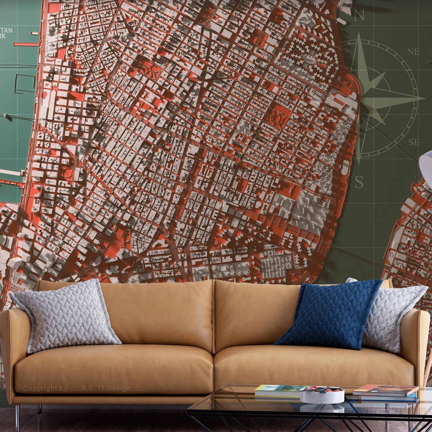 Fototapete Manhattan Skyline – Urbaner Charme für dein Zuhause