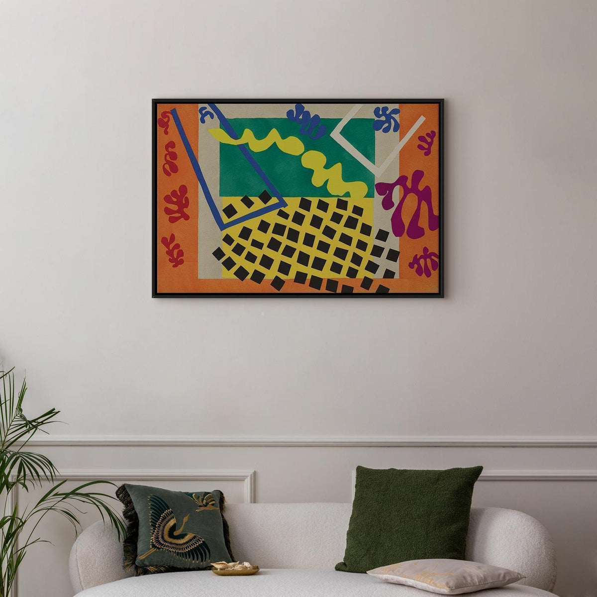 Leinwandbild - Henri Matisse – The Codomas (from Jazz)