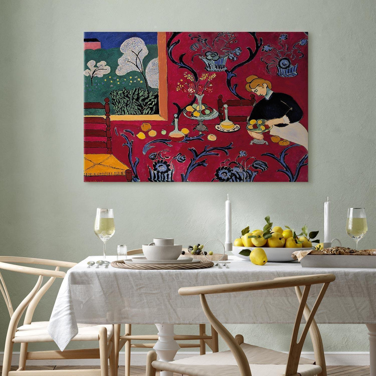 Leinwandbild - Henri Matisse – Harmony in Red (The Red Room)