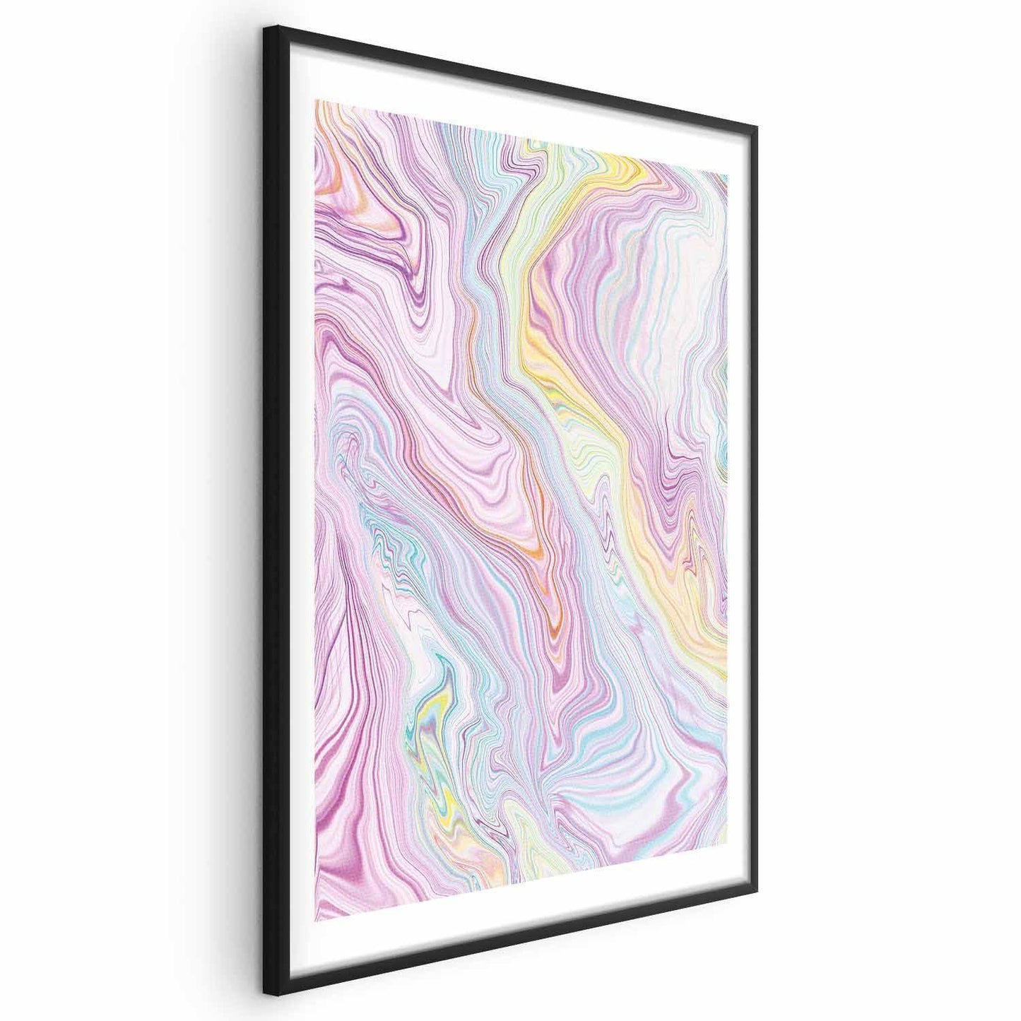 Poster - Colorful Dream - abstract shapes in pastel shades Artgeist