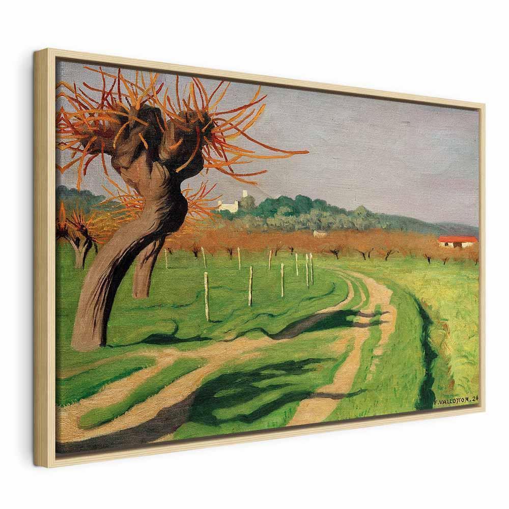 Leinwandbild - Félix Vallotton – Vallée de la Cagne