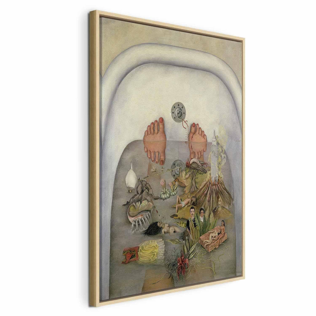 Leinwandbild - Frida Kahlo – What the Water Gave Me
