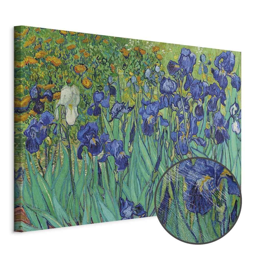 Leinwandbild - Vincent Van Gogh – Iryses