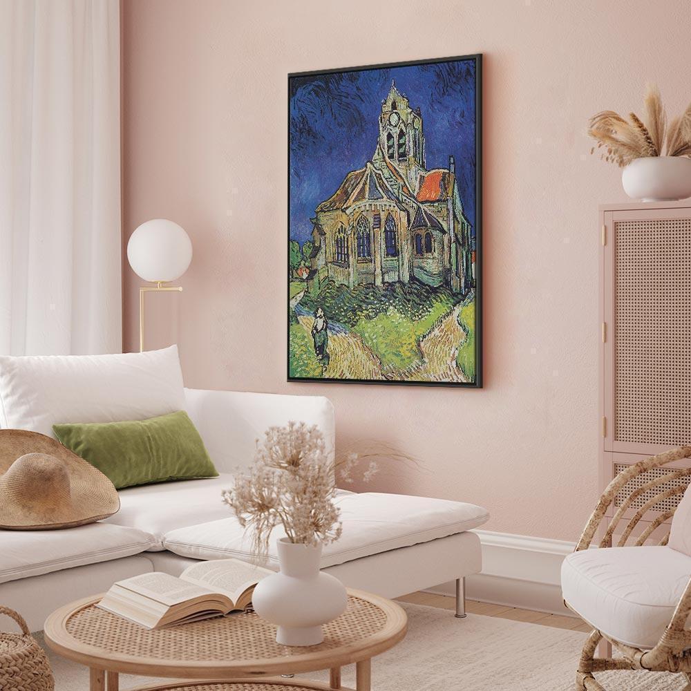 Leinwandbild - Vincent van Gogh – Church at Auvers