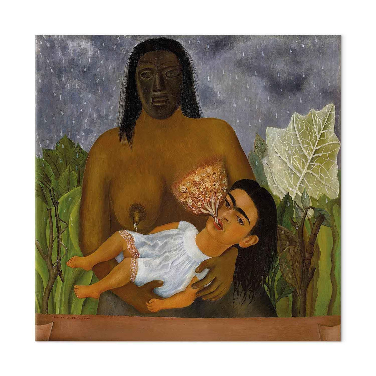 Leinwandbild - Frida Kahlo – My Nurse and I