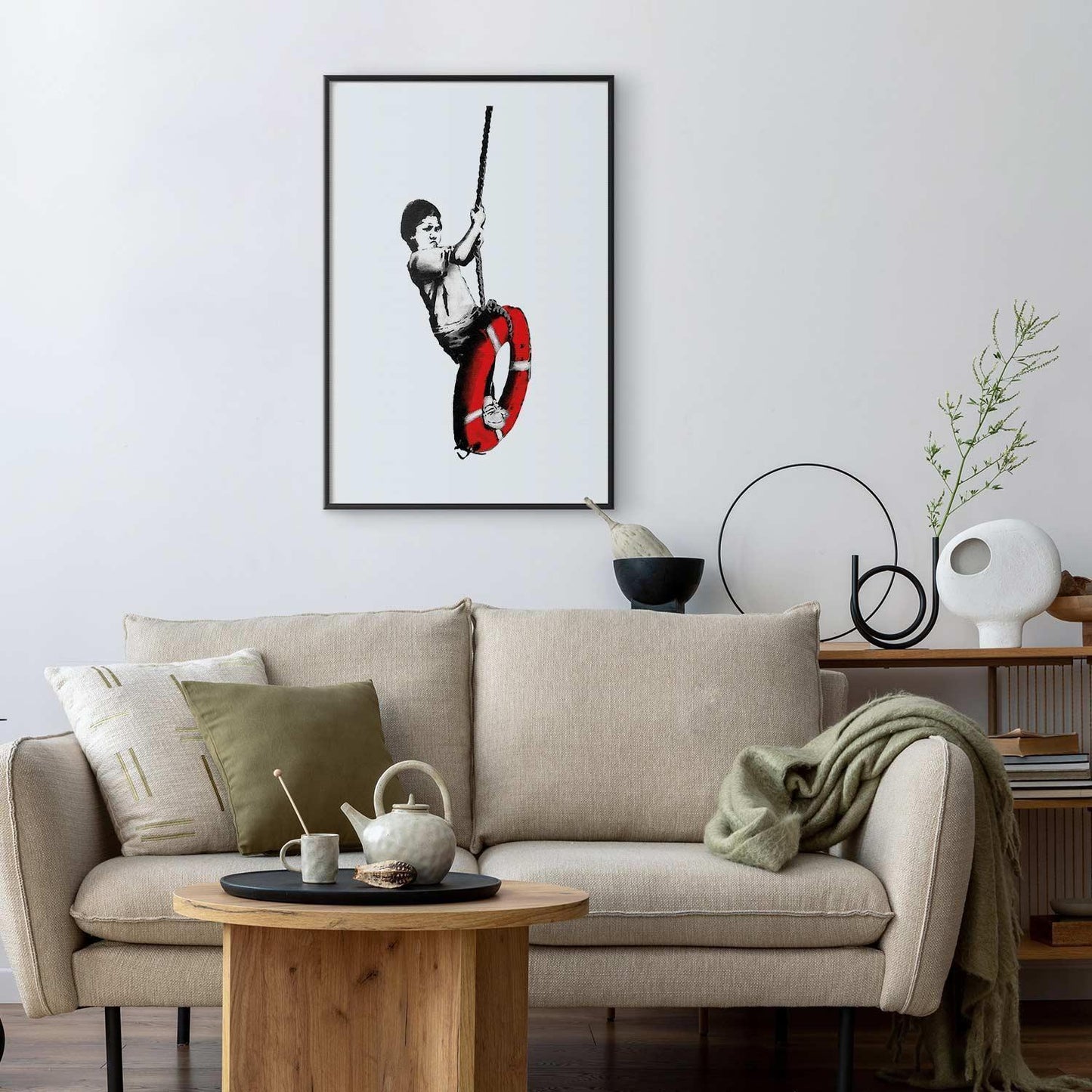 Poster - Banksy: Boy on a Rope Artgeist