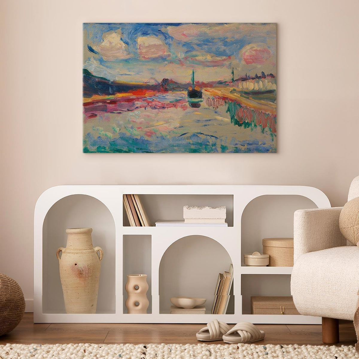 Leinwandbild - Henri Matisse – Canal du Midi