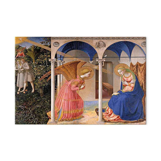Leinwandbild - Fra Angelico – The Annunciation