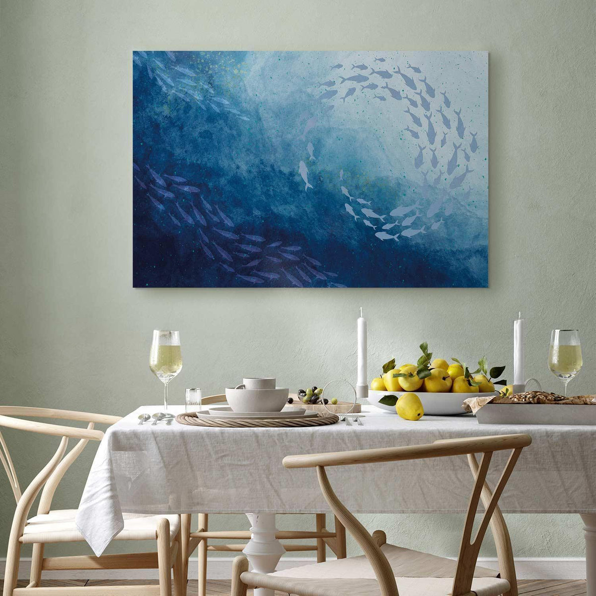 Leinwandbild - Sea depths