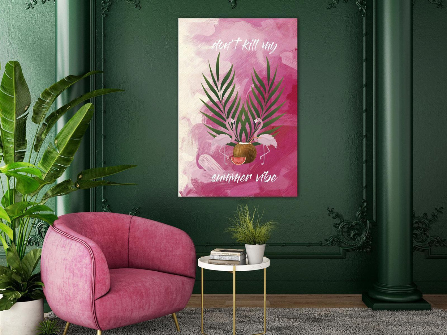 Leinwandbild - Don't Kill My Summer Vibe (1 Part) Vertical Artgeist