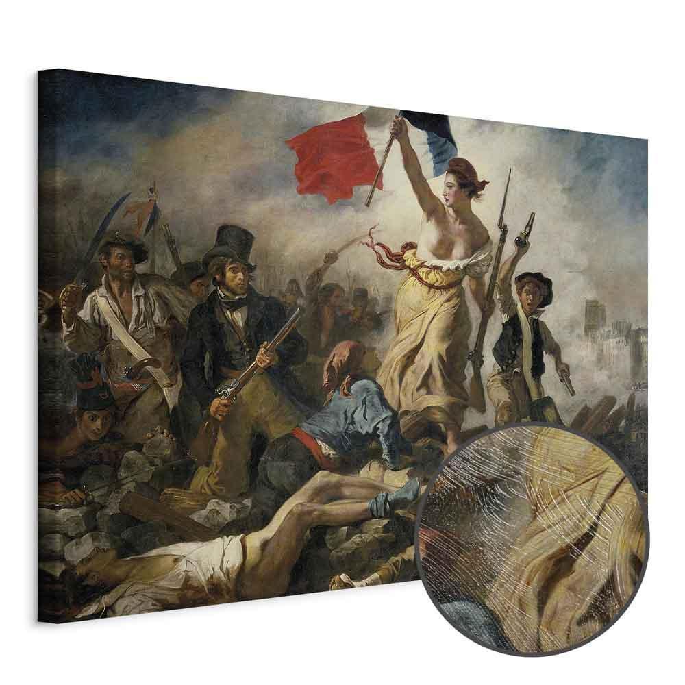 Leinwandbild - Eugène Delacroix – Liberty Leading the People