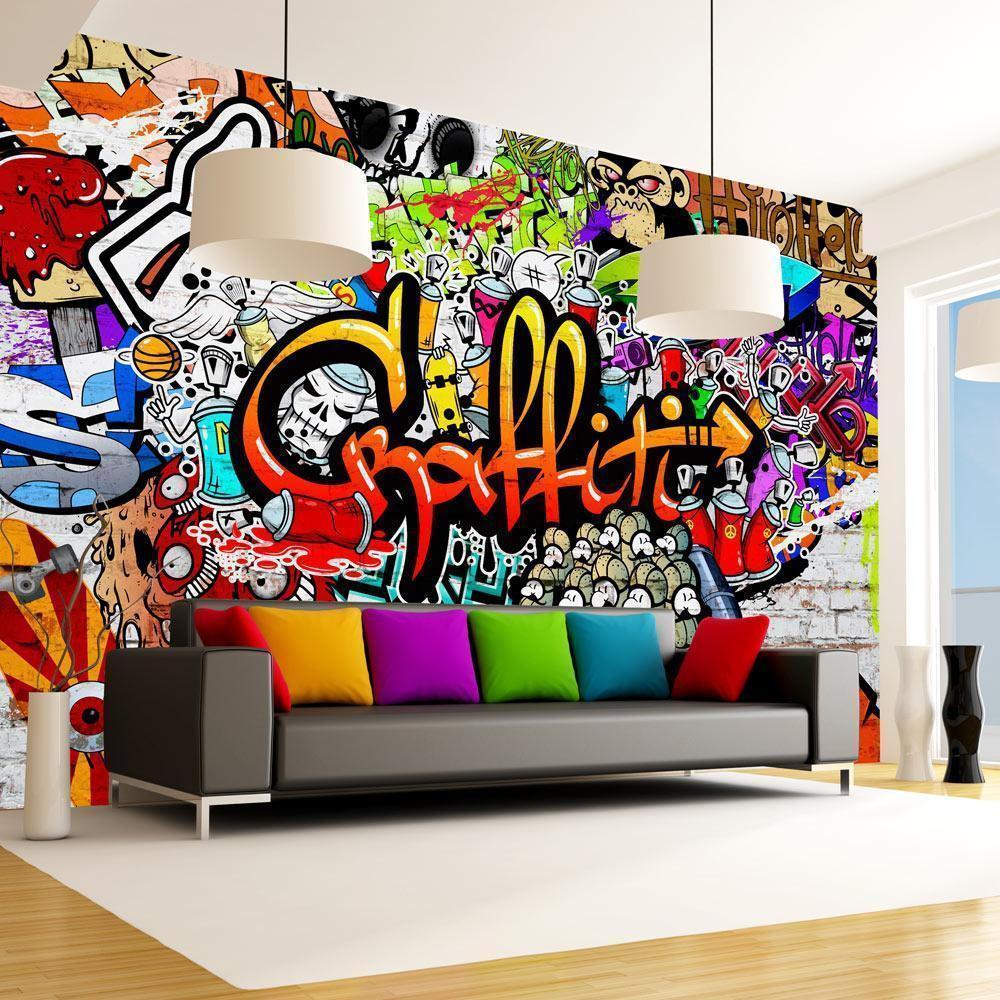 Fototapete - Colorful Graffiti Artgeist